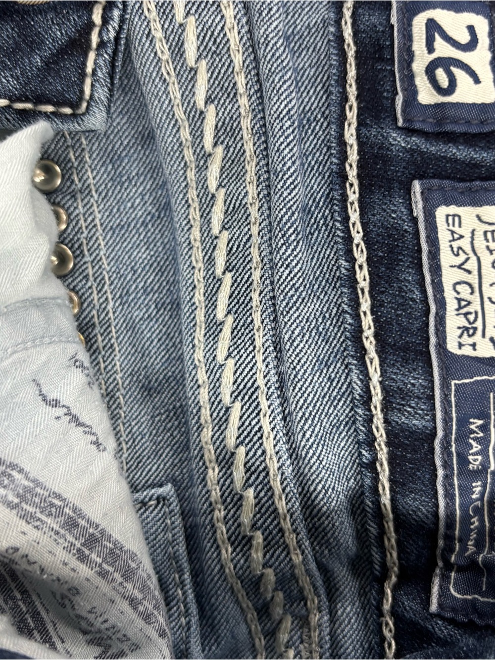 Miss Me Indigo Straight Leg Jeans - Picture 4 of 5